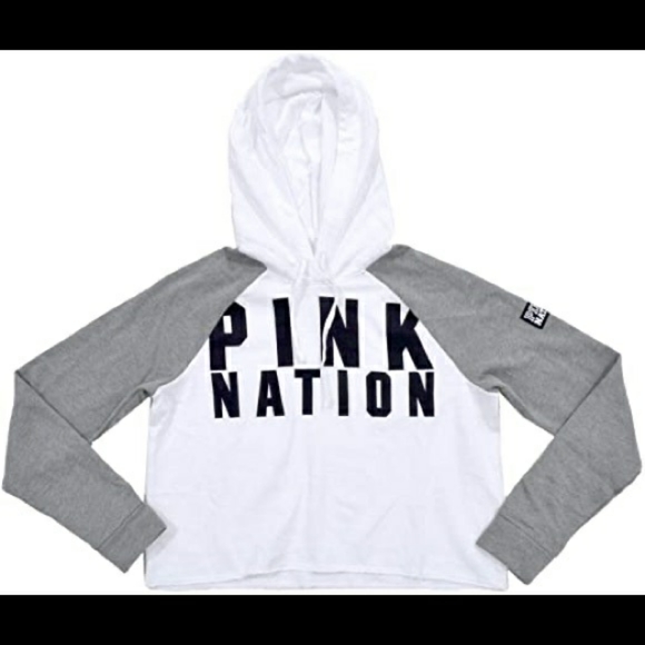 Pink Victoria Secret Crop Sweater - Picture 2 of 9